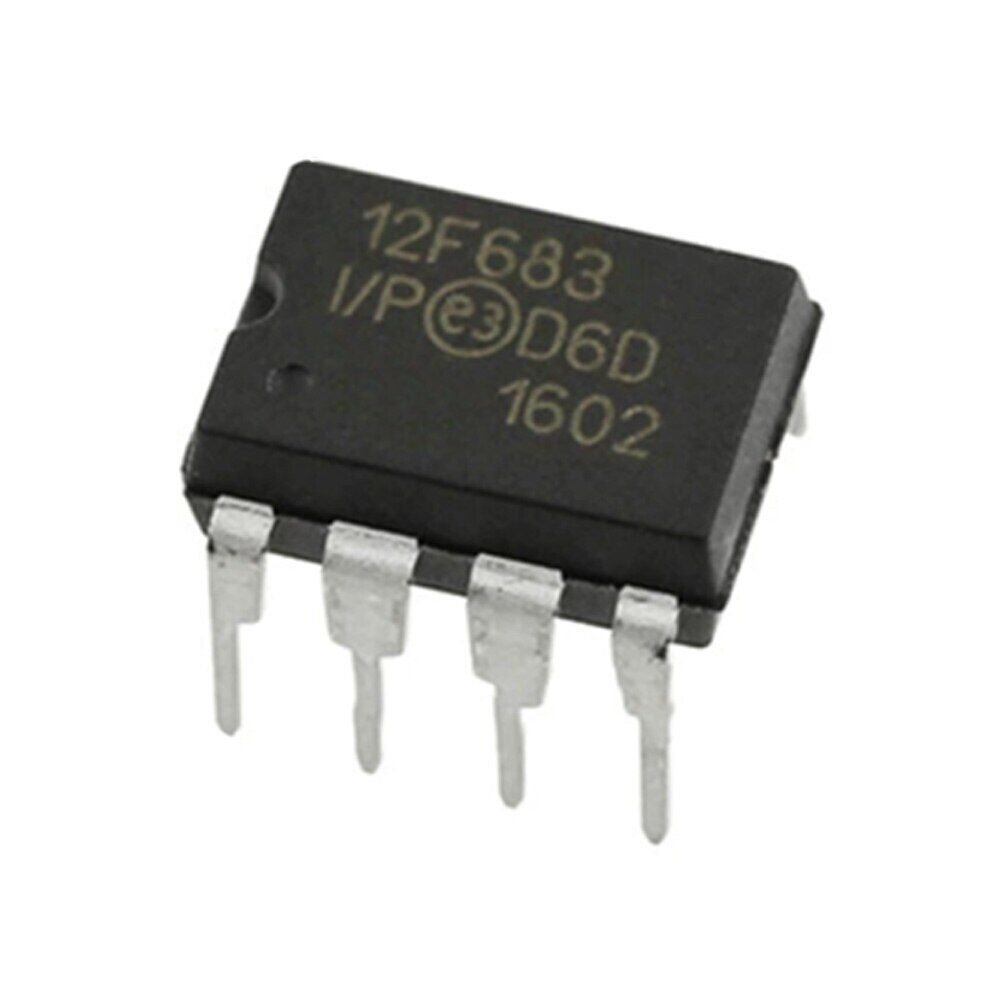 5 Pcs 12F683 PIC12F683-I/P Microcontrollers 8 PIC microcontroller line DIP-8