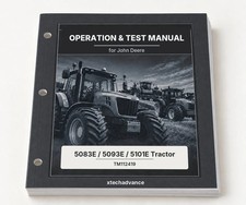 Diagnostic Manual fits John Deere 5083E 5093E 5101E Tractor TM112419 picture