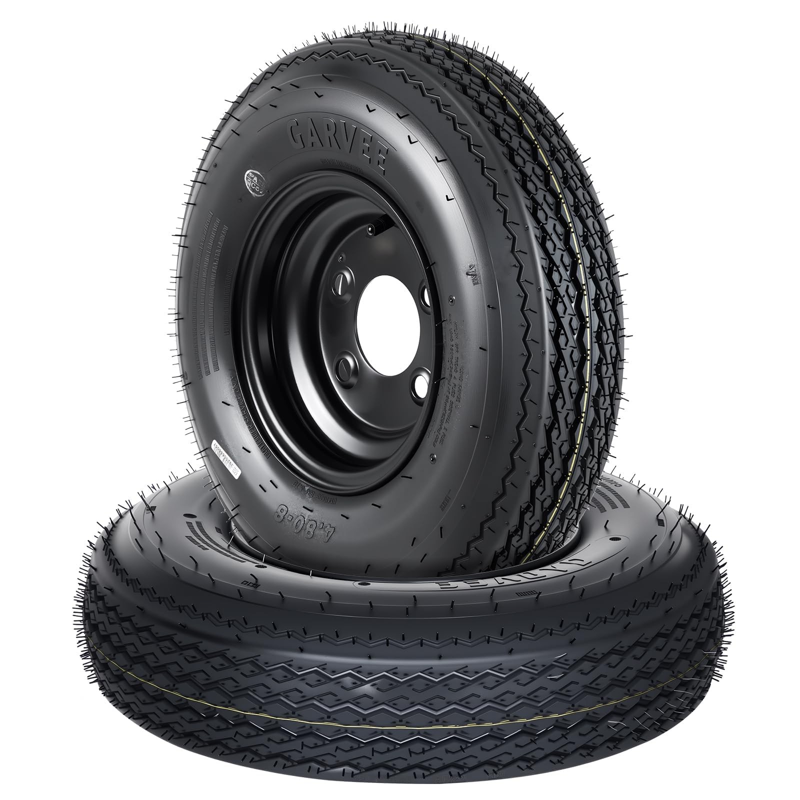 Garvee 2-Pack 4.80-8 4.80x8 Trailer Tires with 8\