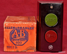 NOS Vintage Allen-Bradley Bulletin 800 Type 2 SA Start/Stop Switch  picture
