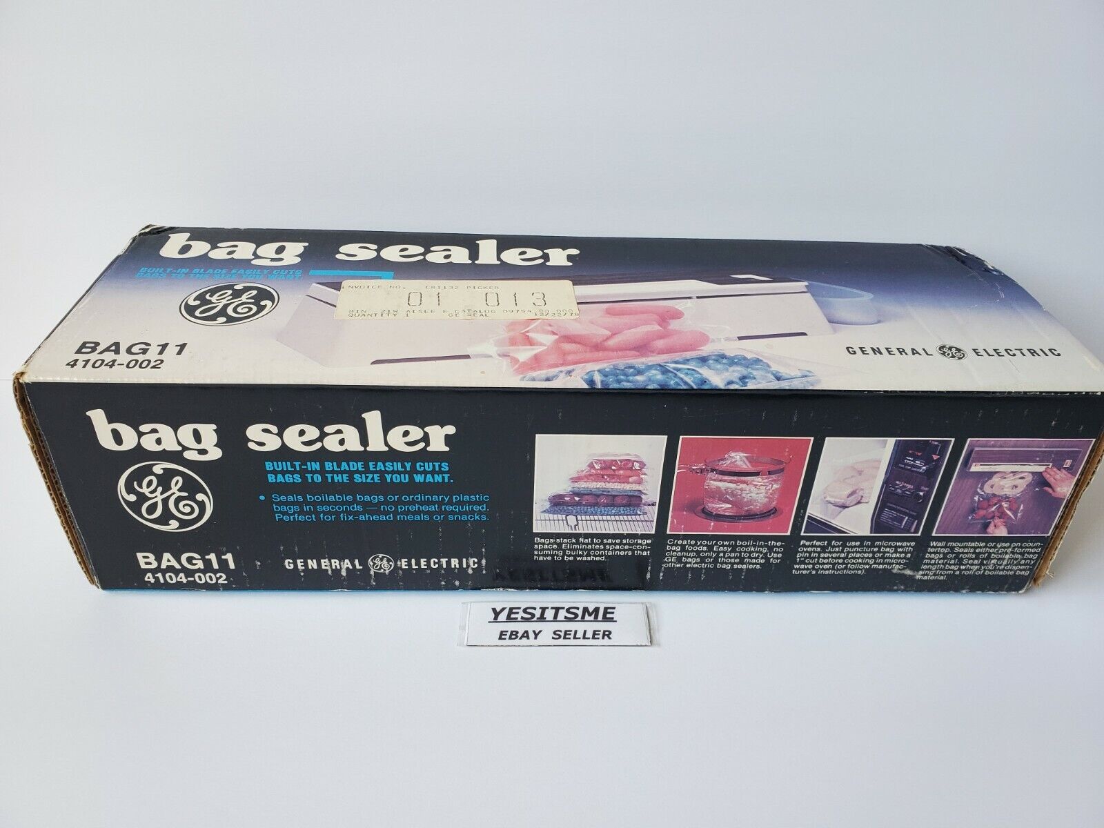 Vintage GE General Electric 1978 Bag Sealer/Vacuum Sealer (New Old Stock)