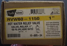 Apollo RVW60-1150 1” Hot Water Relief Valve. 150 Psi picture