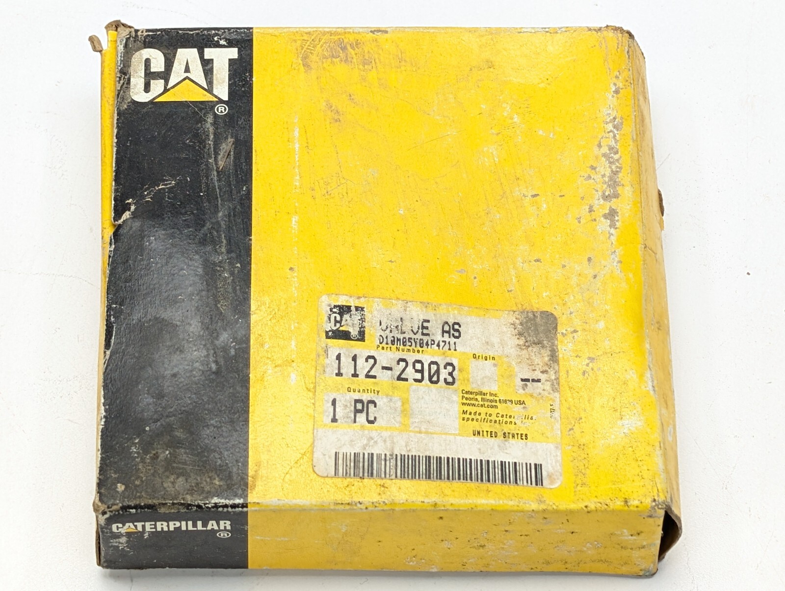 Genuine CAT OEM 112-2903: VALVE AS, Caterpillar *NEW*
