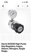 Harris Kh1035 Specialty Gas Regulator, 0 To 50 Psi, Use With: High Purity picture