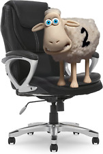 Serta Executive Office Padded Arms, Adjustable Ergonomic Gaming Desk Chair with  picture