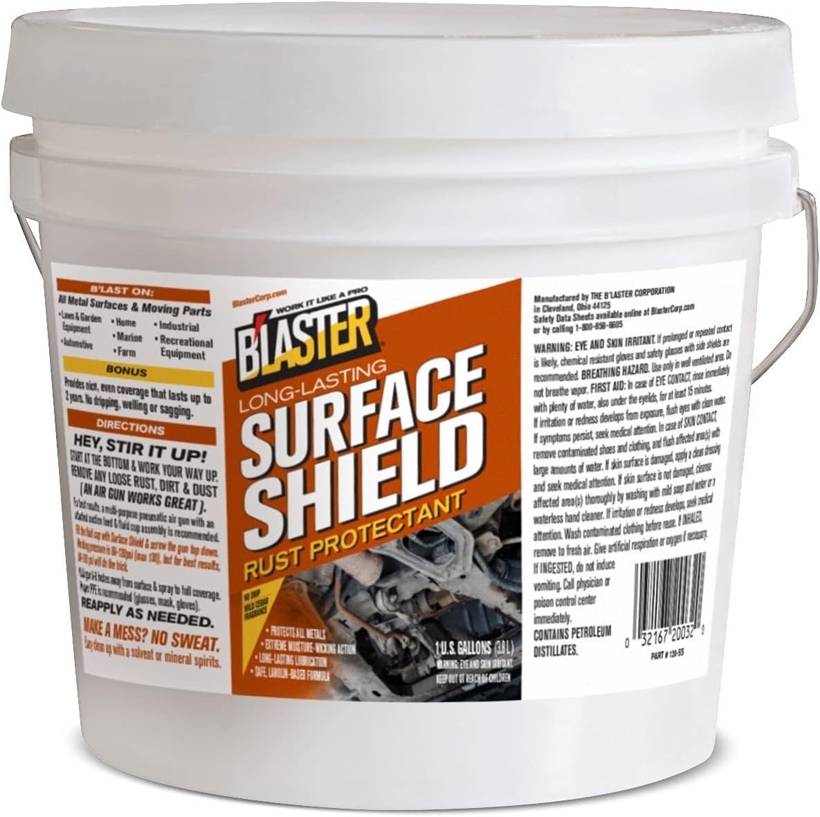 B’Laster Surface Shield Anti Rust for Metal – Rust Prevention for Tools,1 Gallon B’Laster Surface Shield Anti Rust for Metal – Rust Prevention for Tools,1 Gallon