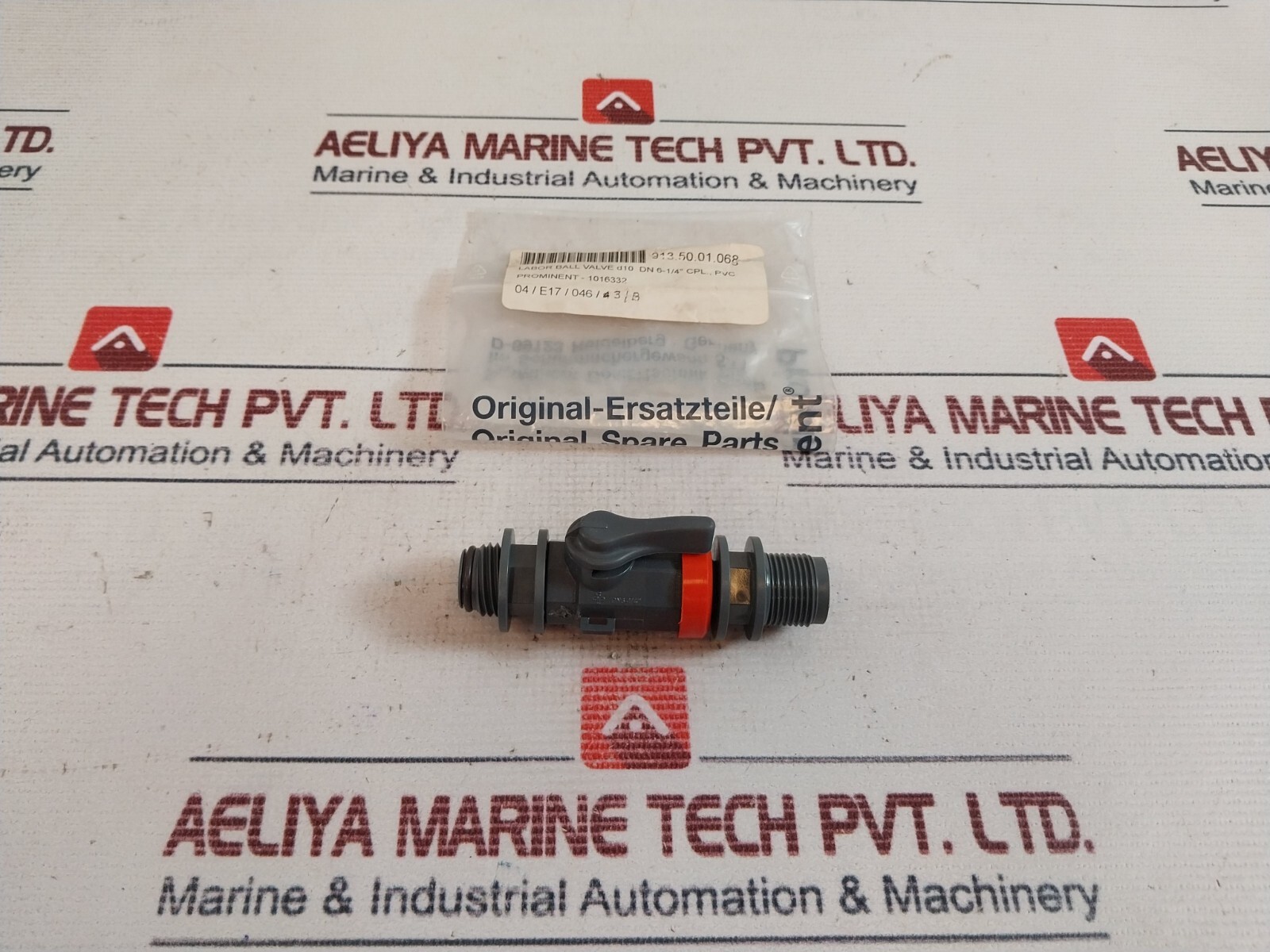 Prominent DN6-1/4” PVC FPM Labor Ball Valve 1016332 Prominent DN6-1/4” PVC FPM Labor Ball Valve 1016332