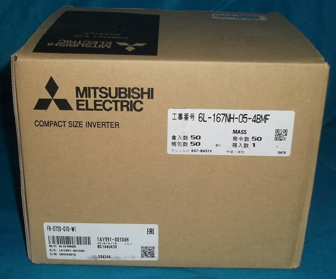 MITSUBISHI ELECTRIC FR-D720-070-W1 COMPACT SIZE INVERTER NIB