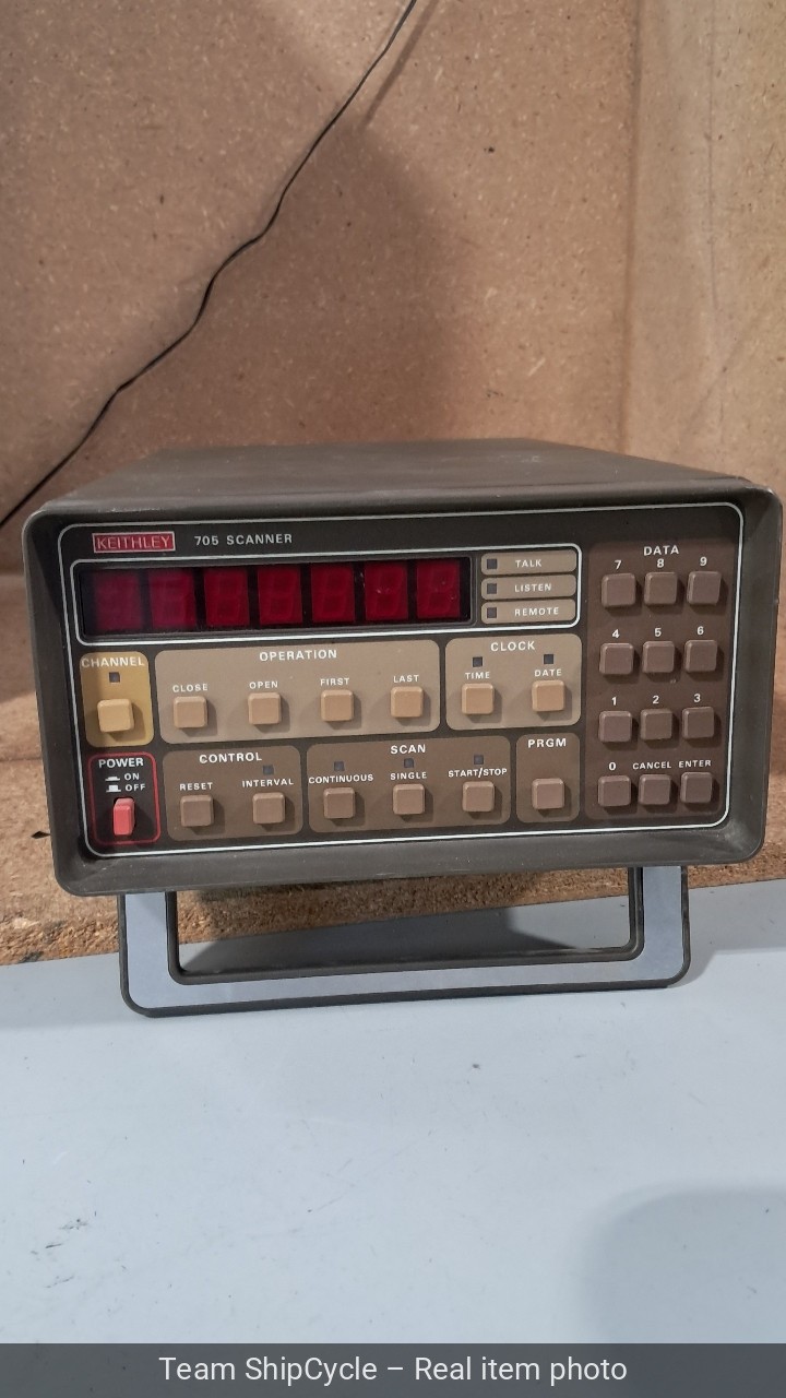 KEITHLEY 705 SCANNER W Cards 7057A Thermocoupler 7059 Low Voltage Scanne G2U