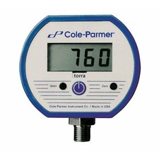 Cole-Parmer Battery-Powered Digital Gauge 760.0 To 0 Torr Absolute W/ Min/Max picture