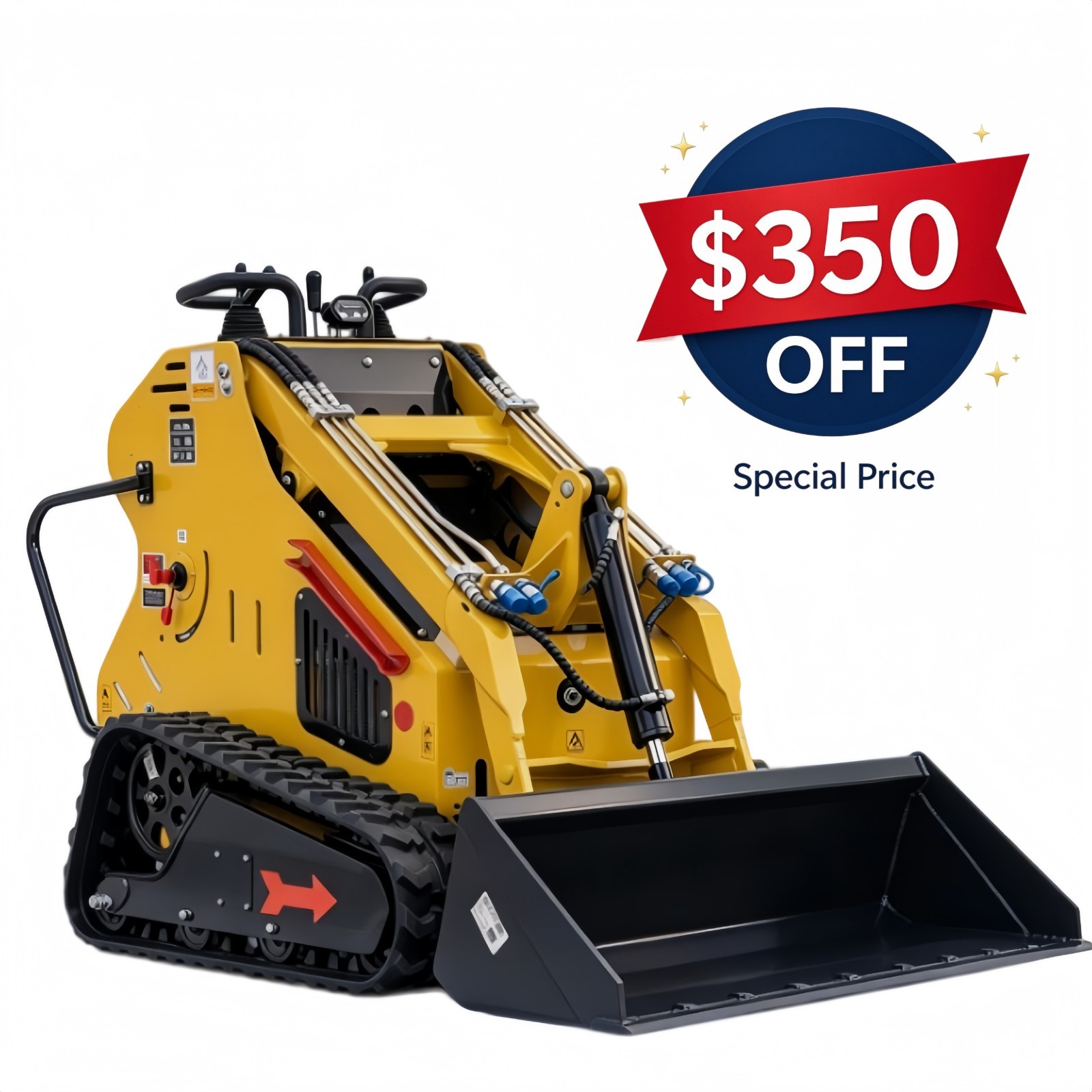 13.5HP Skid Steer Loader Hydraulic Tracked Loader Rato Gas Engine USA Pick Up 13.5HP Skid Steer Loader Hydraulic Tracked Loader Rato Gas Engine USA Pick Up