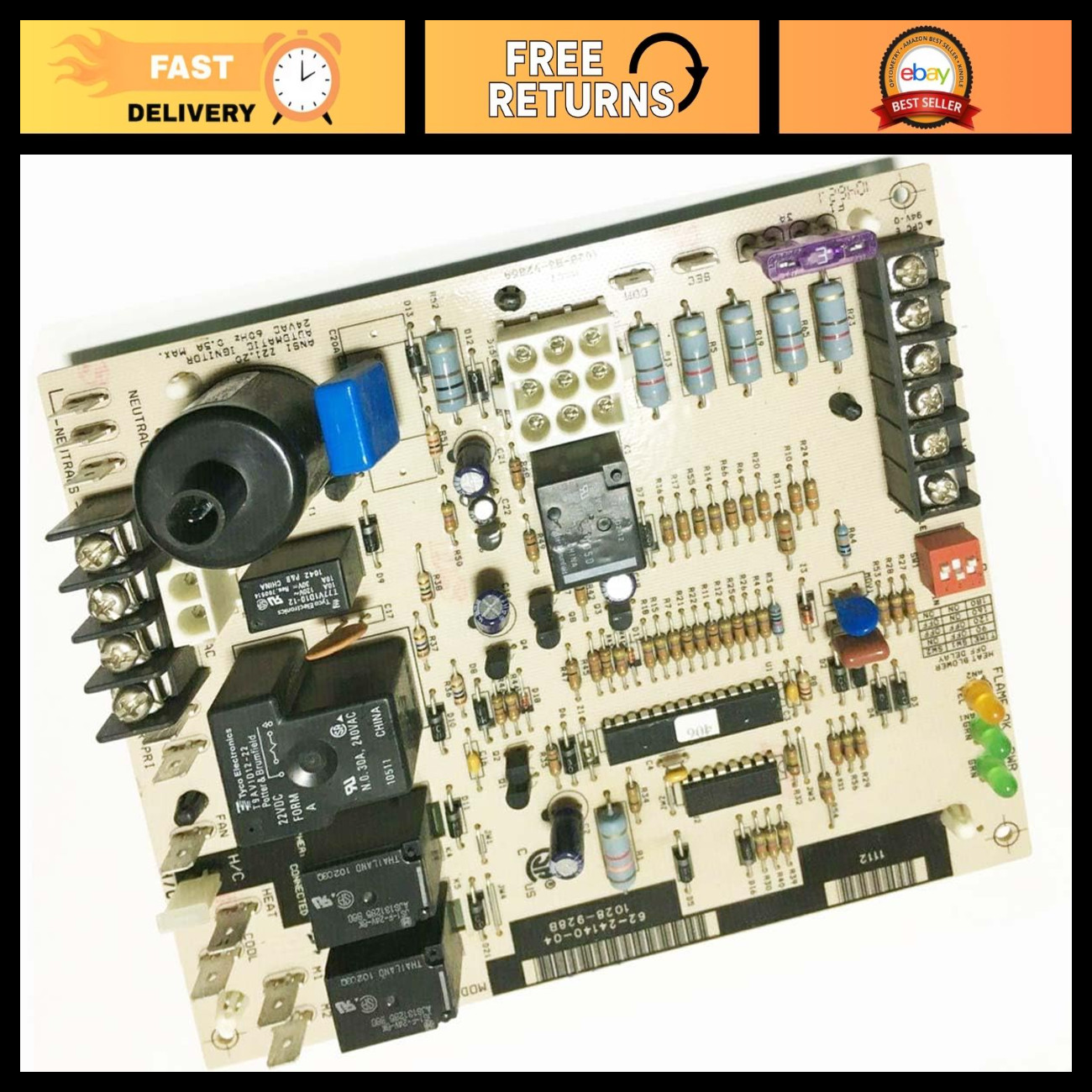 OEM Spark Ignition Control Circuit Board Replacement for Rheem Ruud Furnace 62-2