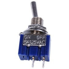 50pcs MTS-101 2 Pin SPST ON-OFF 2 Position 125VAC Mini Toggle Switches picture