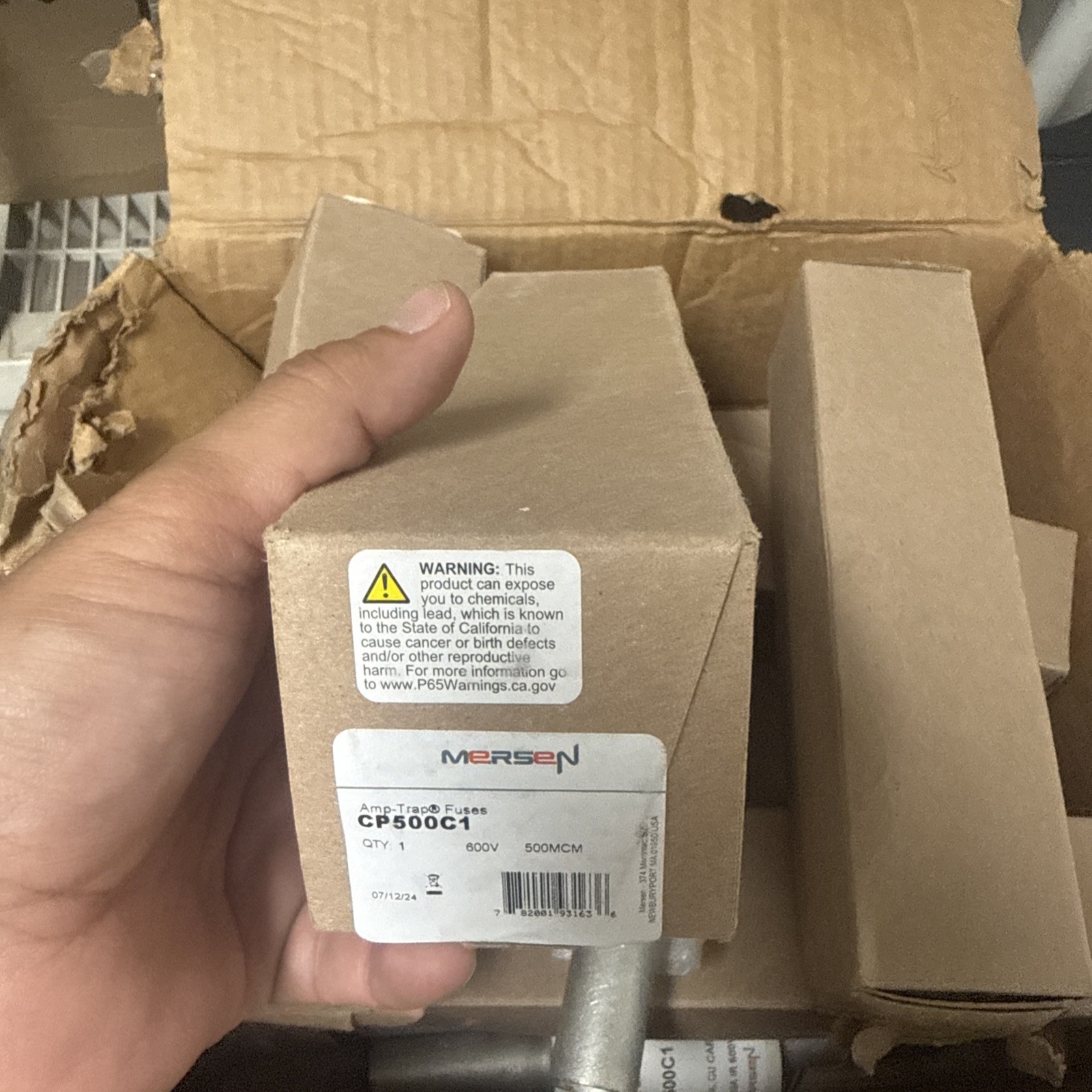 Mersen CP500C1 600V 500MCM 200kA Cable Protector Fuse Mersen CP500C1 600V 500MCM 200kA Cable Protector Fuse