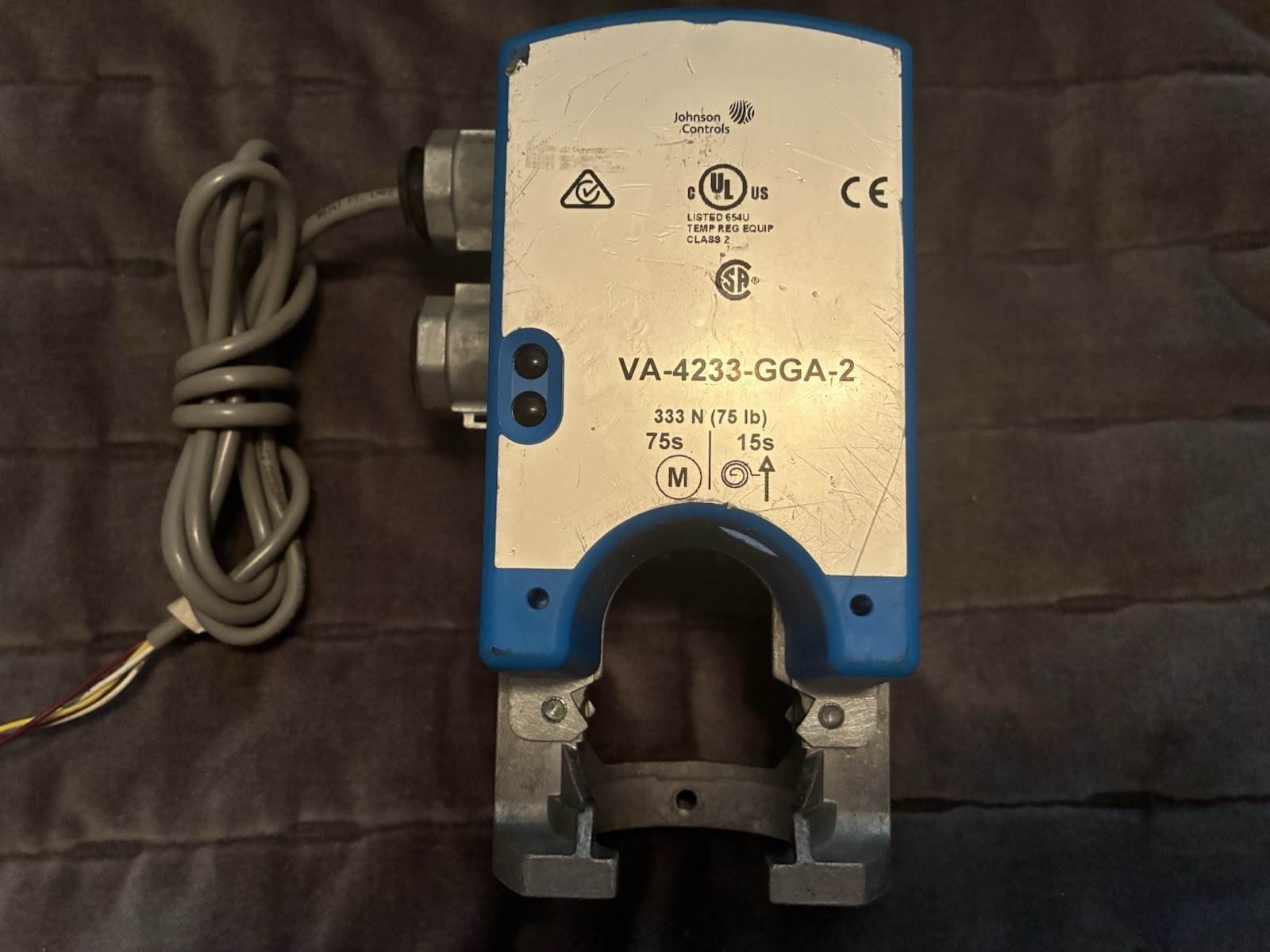 Johnson Controls VA-4233-GGA-2 Mount Spring Return Electric Valve Actuator. NEW Johnson Controls VA-4233-GGA-2 Mount Spring Return Electric Valve Actuator. NEW