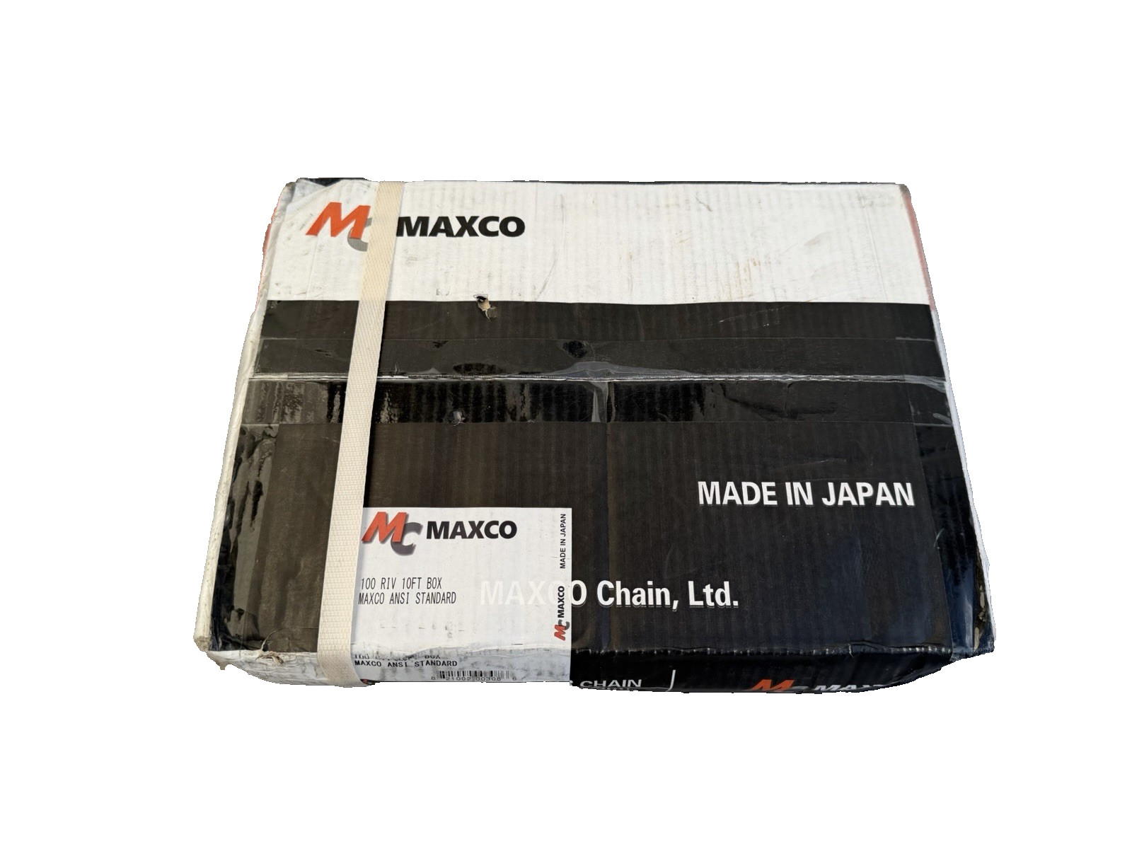 MAXCO 100 Riveted ANSI Standard Roller Chain Single Strand 10ft 1-1/4″ Pitch MAXCO 100 Riveted ANSI Standard Roller Chain Single Strand 10ft 1-1/4″ Pitch