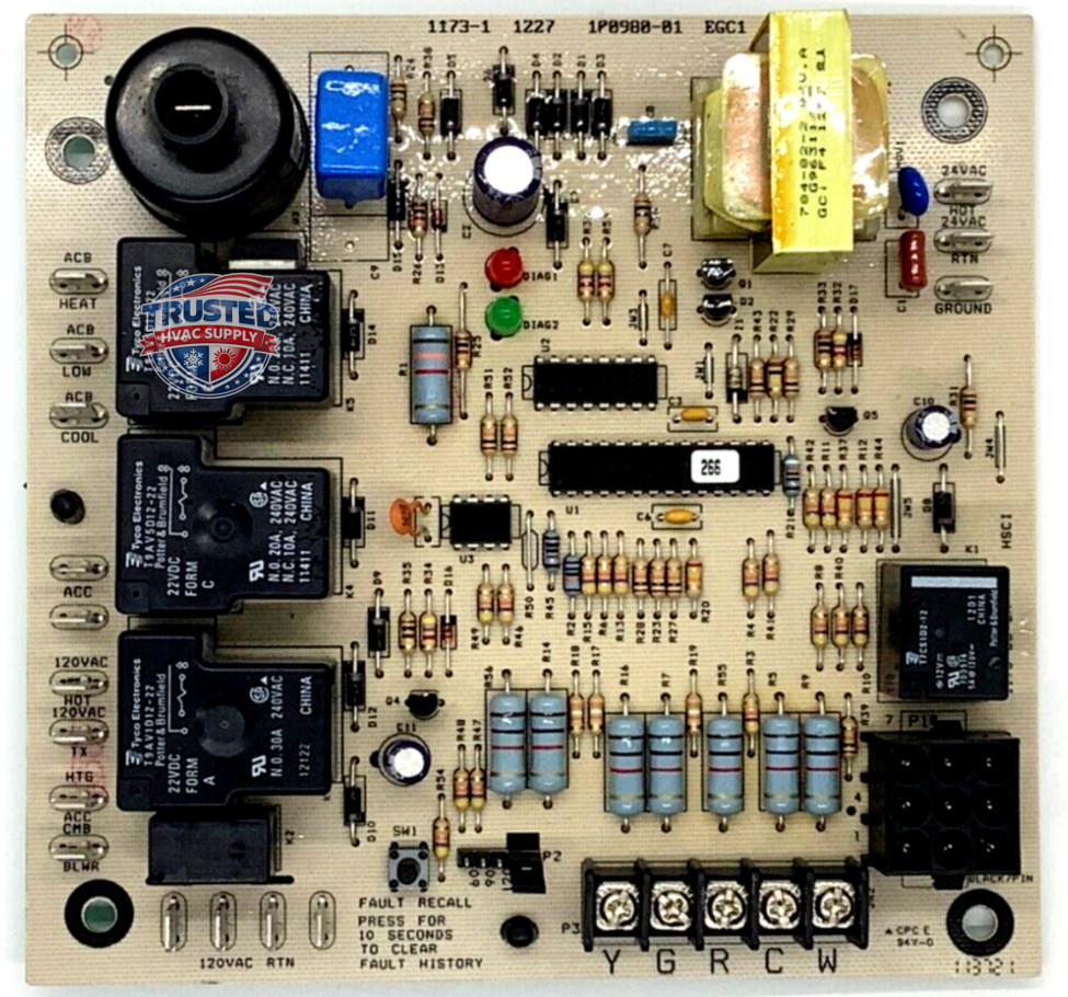100980-01 NEW EGC-2 Furnace EGC-1 Control Board GENUINE OEM PART SEALED 1173-1
