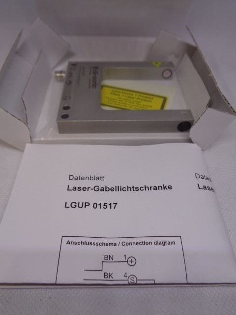 Di-Soric LGUP 01517 Laser Fork Light Barrier, 10…35VDC, Class2, 200mA, pnp Di-Soric LGUP 01517 Laser Fork Light Barrier, 10…35VDC, Class2, 200mA, pnp