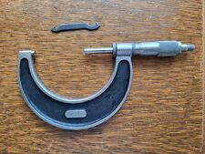 Vintage L. S. Starrett No. 226M (25MM - 50MM) Outside Micrometer w/Wrench USA picture