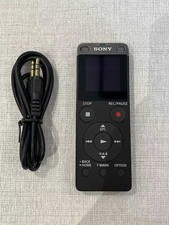 Sony ICD-UX560F Digital Voice Recorder 4GB Linear PCM MP3 FM Radio Black picture
