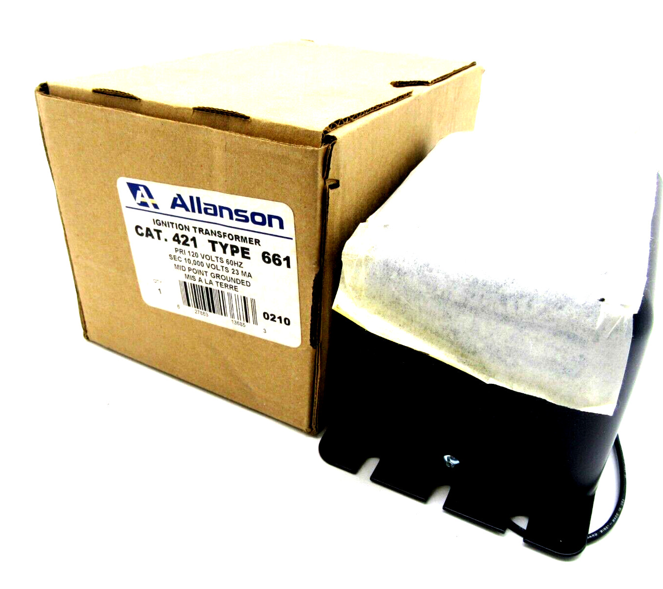 NEW ALLANSON 421-661 IGNITION TRANSFORMER 120V 60HZ 421661 NEW ALLANSON 421-661 IGNITION TRANSFORMER 120V 60HZ 421661