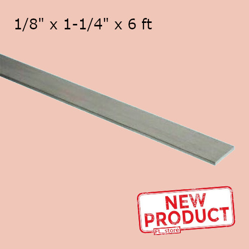 6 Feet Stainless Steel Flat Bar Stock 1/8