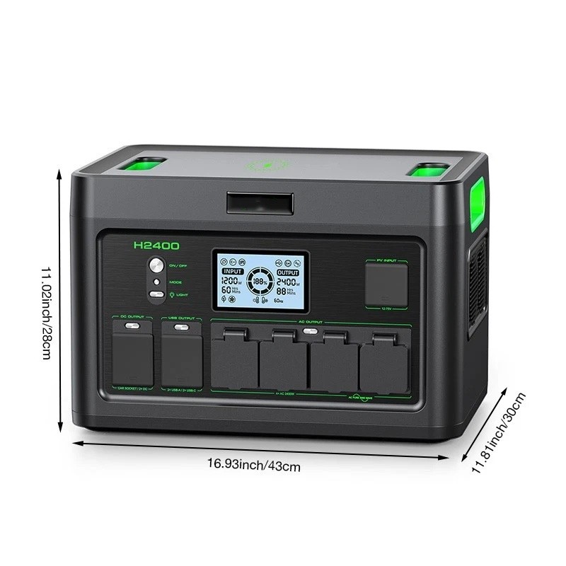 NEW 2400W 1843Wh Portable Power Station Generator for Camping RV Backup Supply NEW 2400W 1843Wh Portable Power Station Generator for Camping RV Backup Supply