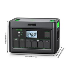 NEW 2400W 1843Wh Portable Power Station Generator for Camping RV Backup Supply picture
