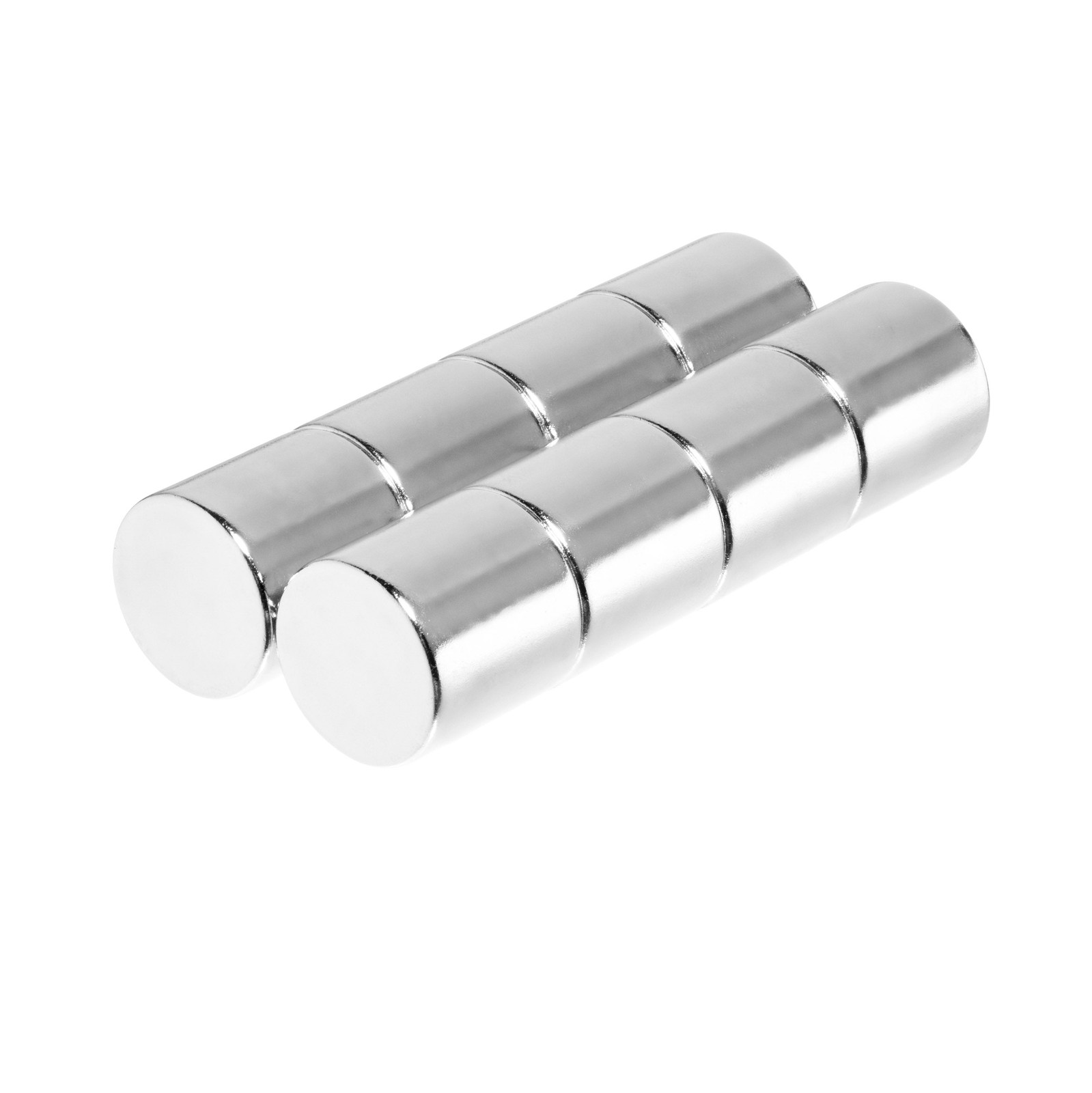 1/2 x 1/2 Inch Strong Neodymium Rare Earth Cylinder Magnets N42 (8 Pack) 1/2 x 1/2 Inch Strong Neodymium Rare Earth Cylinder Magnets N42 (8 Pack)
