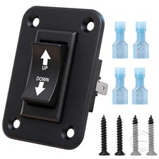 UP Down Momentary Reverse Polarity Switch, 12V 30A DPDT, Polarity Reversing picture