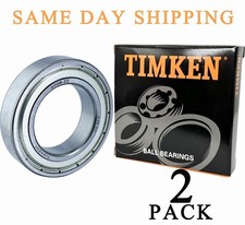 2PACK TIMKEN 6008ZZ 40X68X15MM Double Metal Seal Ball Bearings 6008-ZZ 6008-2Z picture