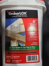 250 Pack FastenMaster TimberLOK 6