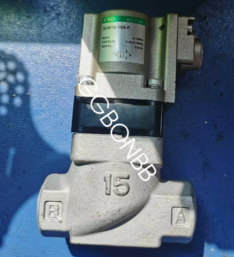 NEW SAB1S-15A-F CKD solenoid valve SAB1S15AF FedEx or DHL or UPS NEW SAB1S-15A-F CKD solenoid valve SAB1S15AF FedEx or DHL or UPS