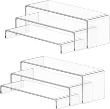 HeavyDuty Acrylic Display Risers 7 Inch 8 Inch Clear 6 Pcs for Collection picture