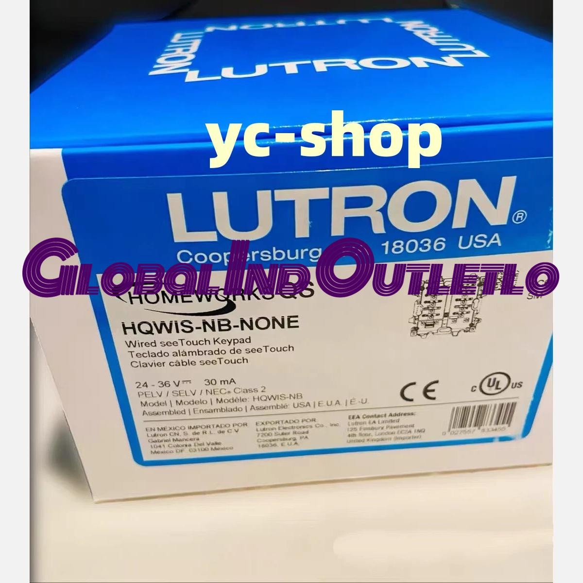 New LUTRON HQWIS-NB-NONE Metal Panel with Plastic Buttons Fast shipping via *z New LUTRON HQWIS-NB-NONE Metal Panel with Plastic Buttons Fast shipping via *z
