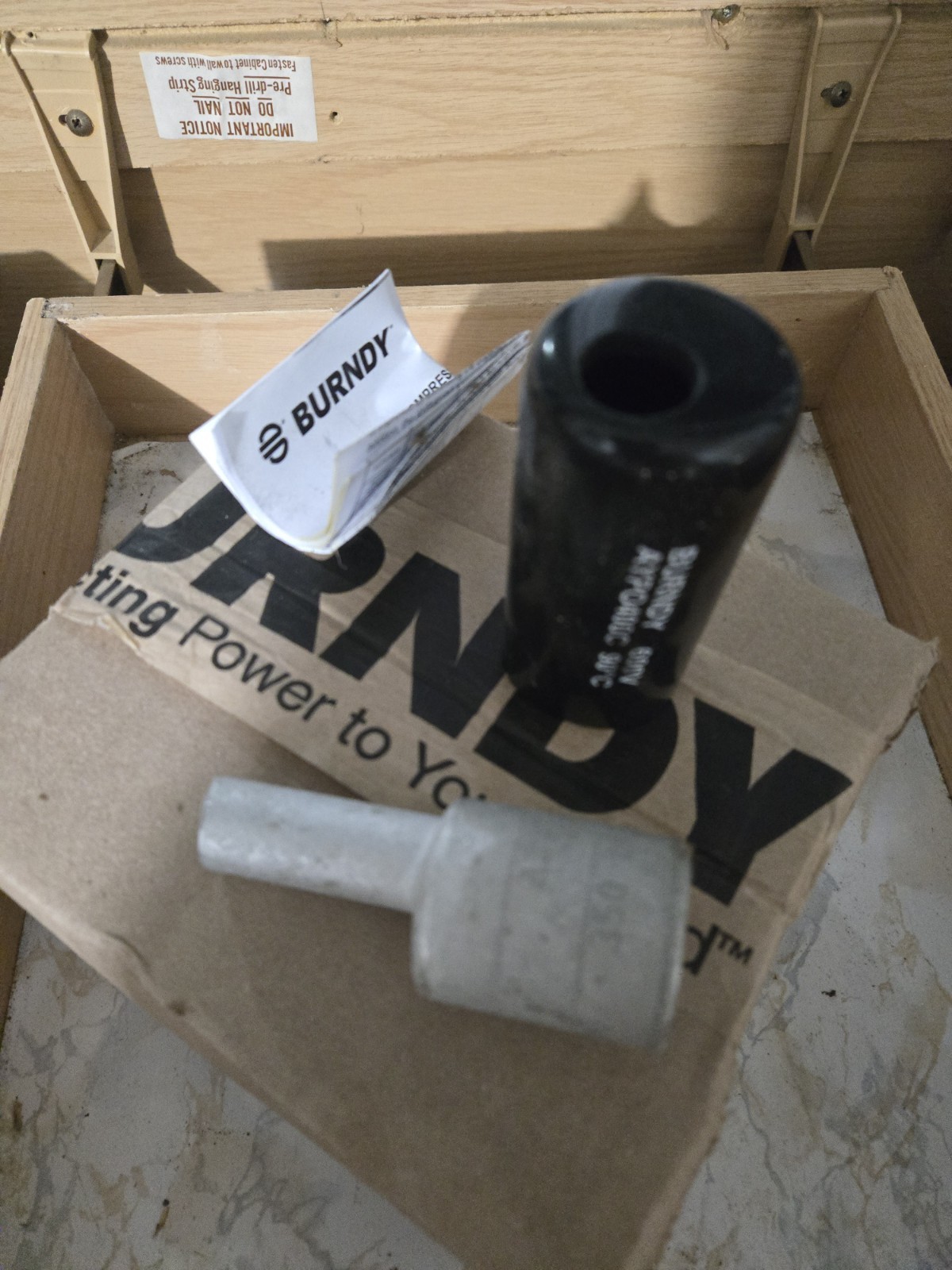 Box of 10-BURNDY AYPO500 500kcmil Termination Plug Compression Pin Adapter