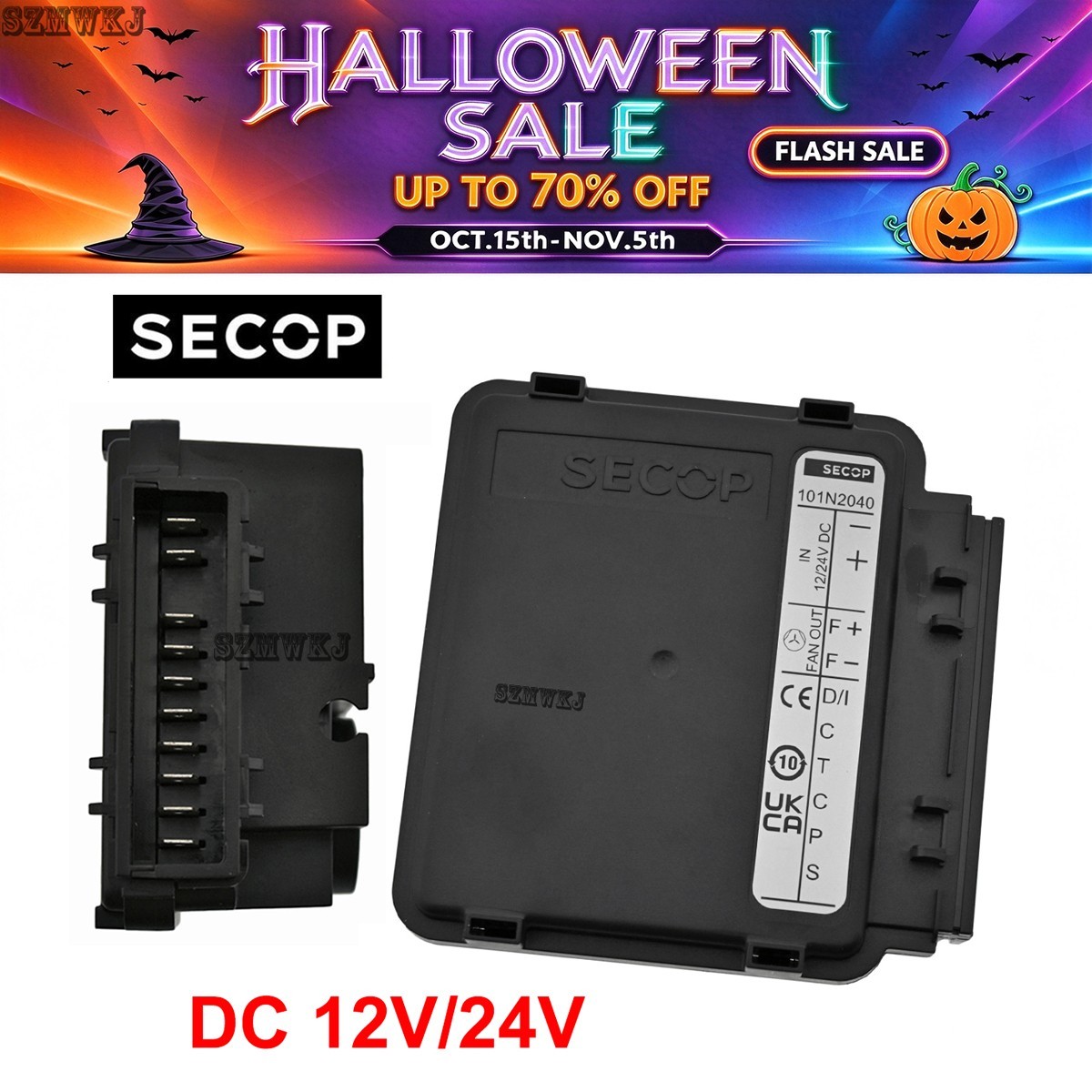 SECOP DC 12V/24V 101N2040 Controller Electronic Start Unit for BD1.4F Compressor SECOP DC 12V/24V 101N2040 Controller Electronic Start Unit for BD1.4F Compressor