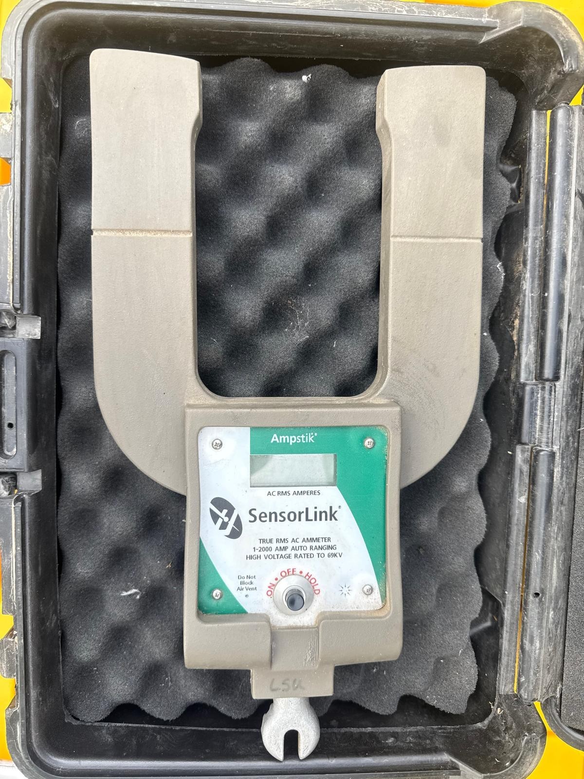 Ampstik SensorLink True RMS AC Ammeter 1-2000A Auto-Ranging Hold 60Hz Ampstik SensorLink True RMS AC Ammeter 1-2000A Auto-Ranging Hold 60Hz