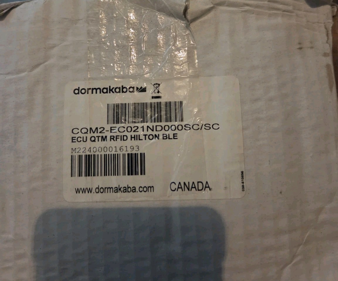 Dormakaba Saflok CQM2-EC021ND000SC/SC Quantum RFID ECU Hilton BLE NEW Dormakaba Saflok CQM2-EC021ND000SC/SC Quantum RFID ECU Hilton BLE NEW