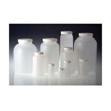 Qorpak® Wide Mouth HDPE Round Bottles with Caps, Case of 50 picture