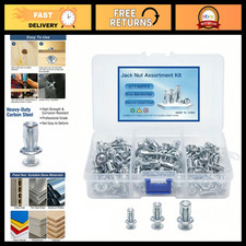90Pcs Jack Nuts Set - M4 M5 M6 Petal Nuts for Thin & Hollow Walls, Fasteners picture