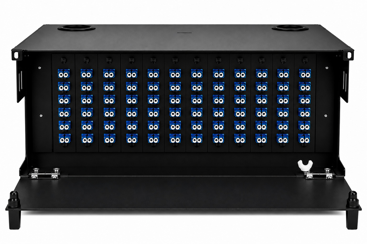 4RU Rack Mount Fiber Enclosure Patch Only Panel Choose Your Own Adapter ...