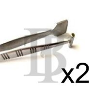 2pcs Collins Expressor Forcep Expression Meibomian Gland Meibom Ophthalmic Eye picture