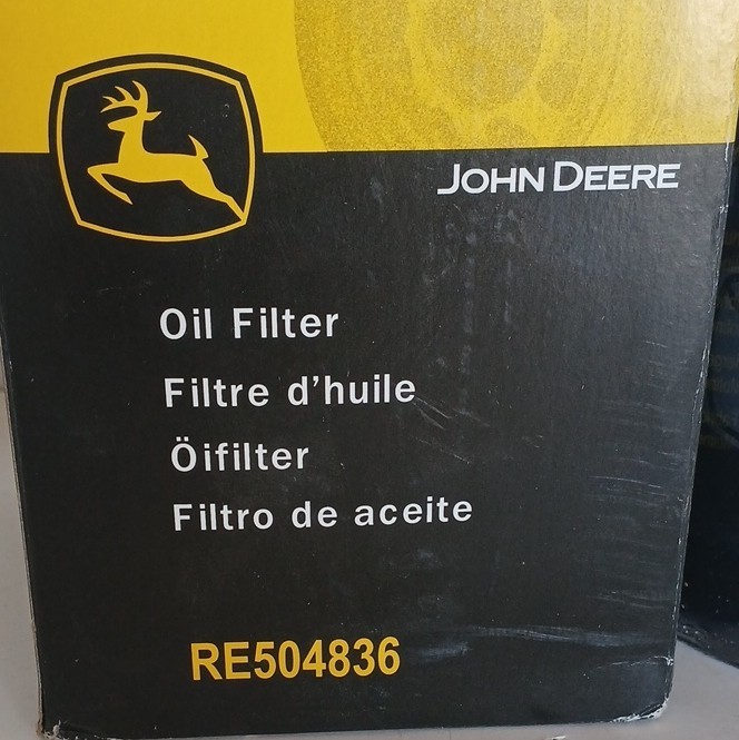 John Deere Oil Filter RE504836 MPN RE504836 Model RE504836 for John Deere