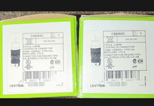 Leviton CS8264C Black Locking Electrical Plug 50A 250VAC 1 Outlet picture