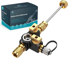 VC2G 1/4″ Valve Core Removal Tool Dual Valve with Sight Glass - Vacuum-Rated 20 picture