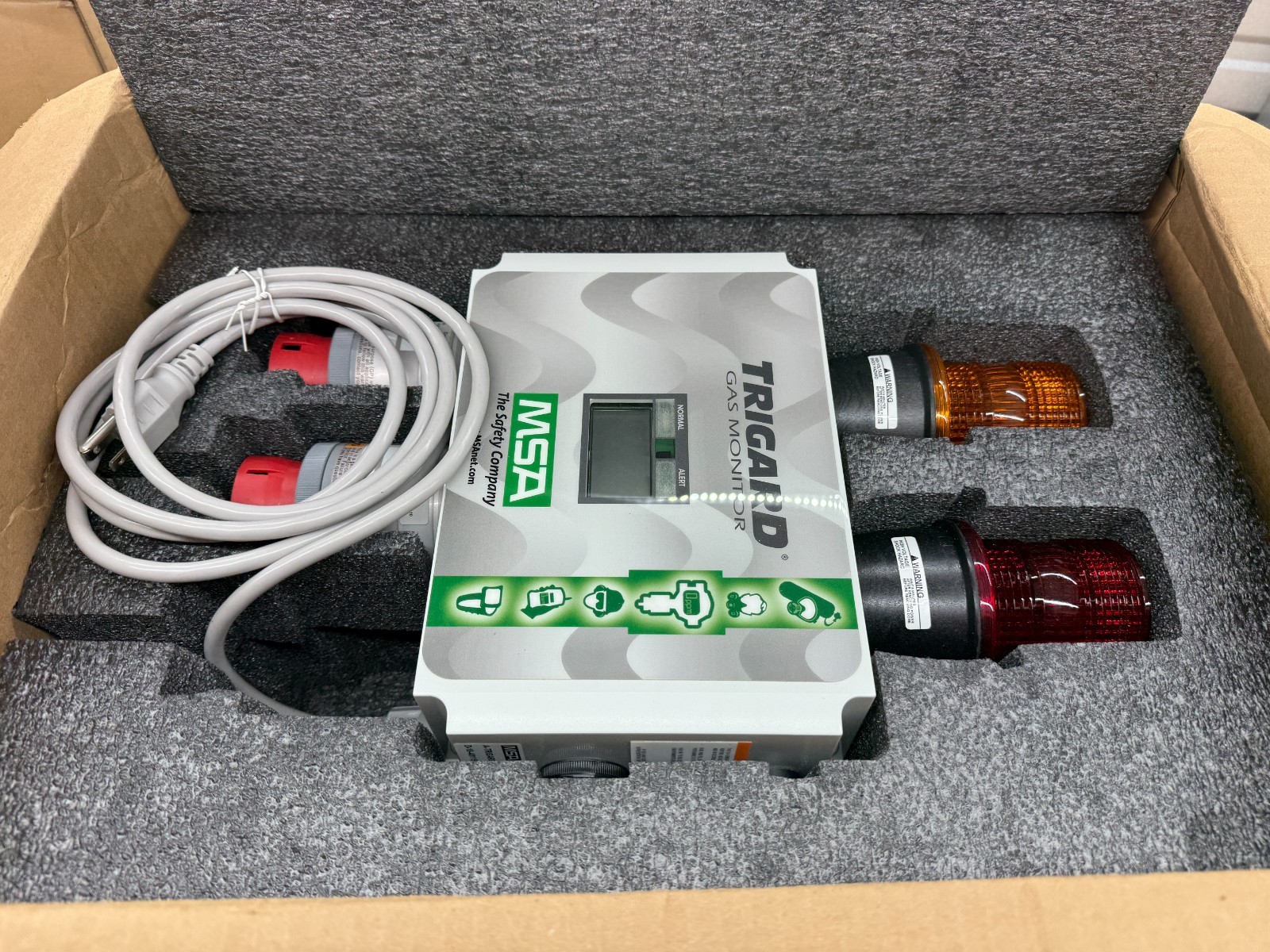 MSA Trigard Gas Monitoring System with Oxygen and Carbon Monoxide Sensors MSA Trigard Gas Monitoring System with Oxygen and Carbon Monoxide Sensors
