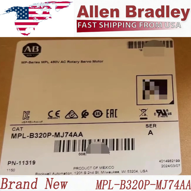 MPL-B320P-MJ74AA Servo Motor AB NEW IN BOX MPL-B320P-MJ74AA Servo Motor AB NEW IN BOX