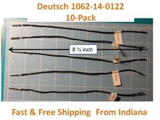 10-Pack Deutsch 1062-16-0122 Female Socket with 8.5