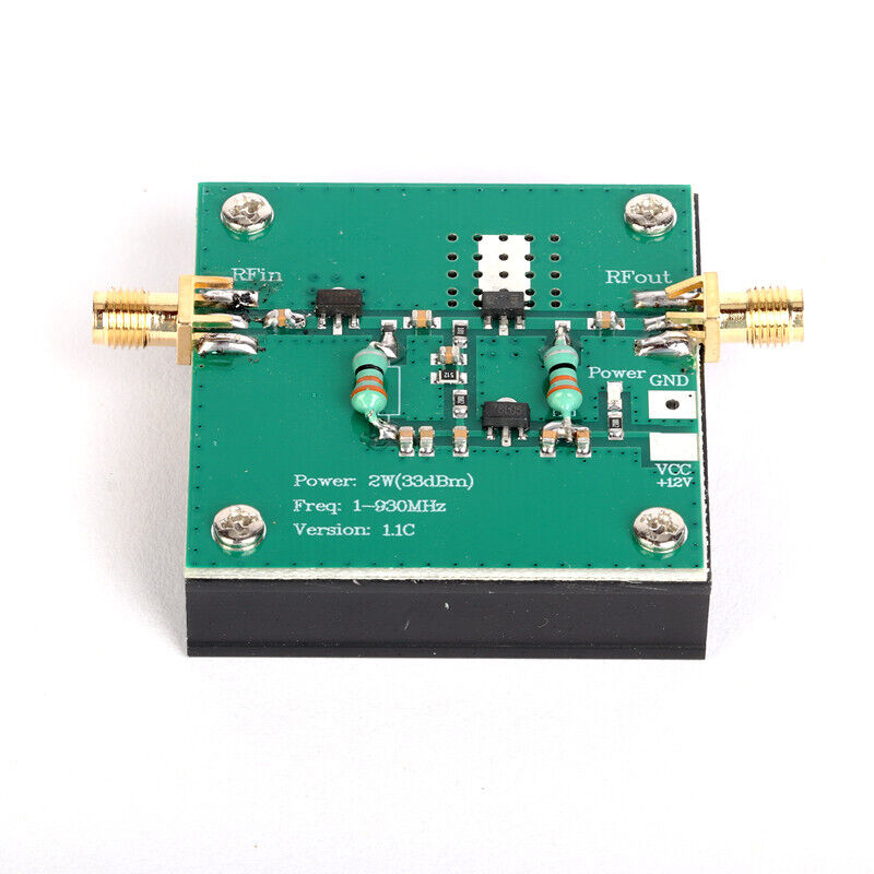 1~930MHz 2W RF Broadband Power Amplifier Module for FM Radio HF VHF Transmission